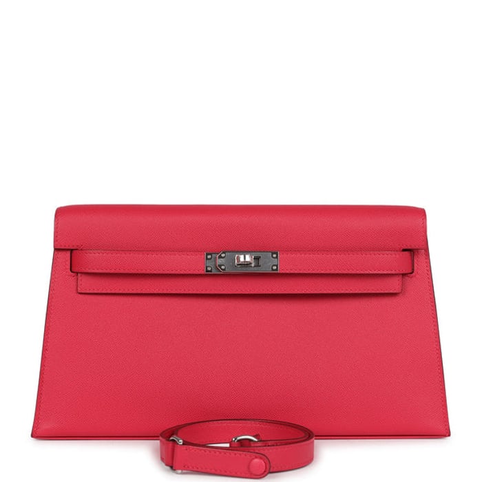 Hermes Hermes Kelly Elan Rose Extreme Madame Palladium Hardware