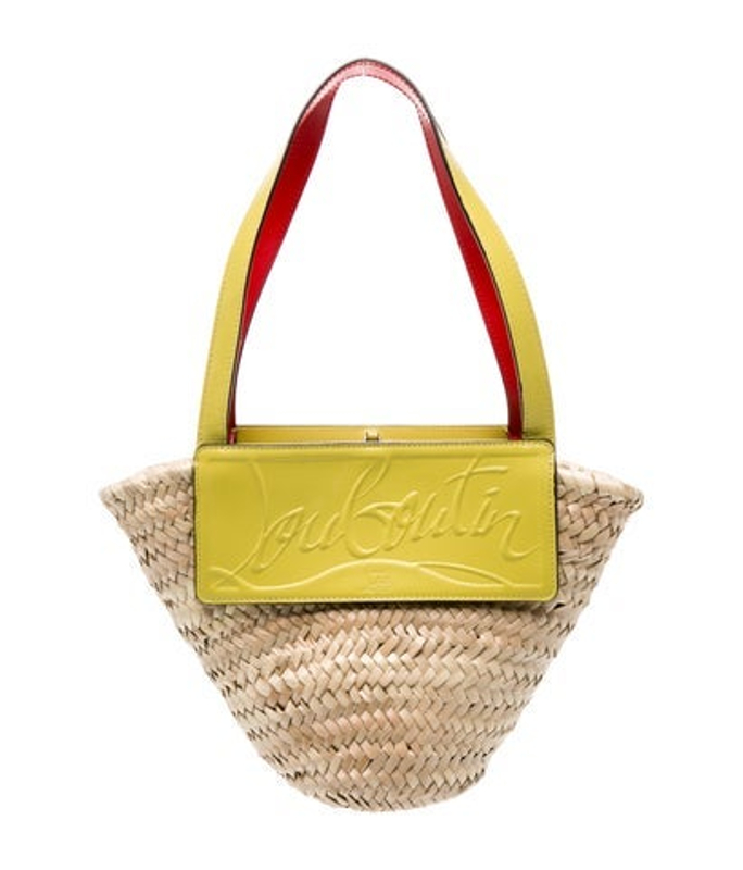 Christian Louboutin Louboutin Straw Shoulder Bag