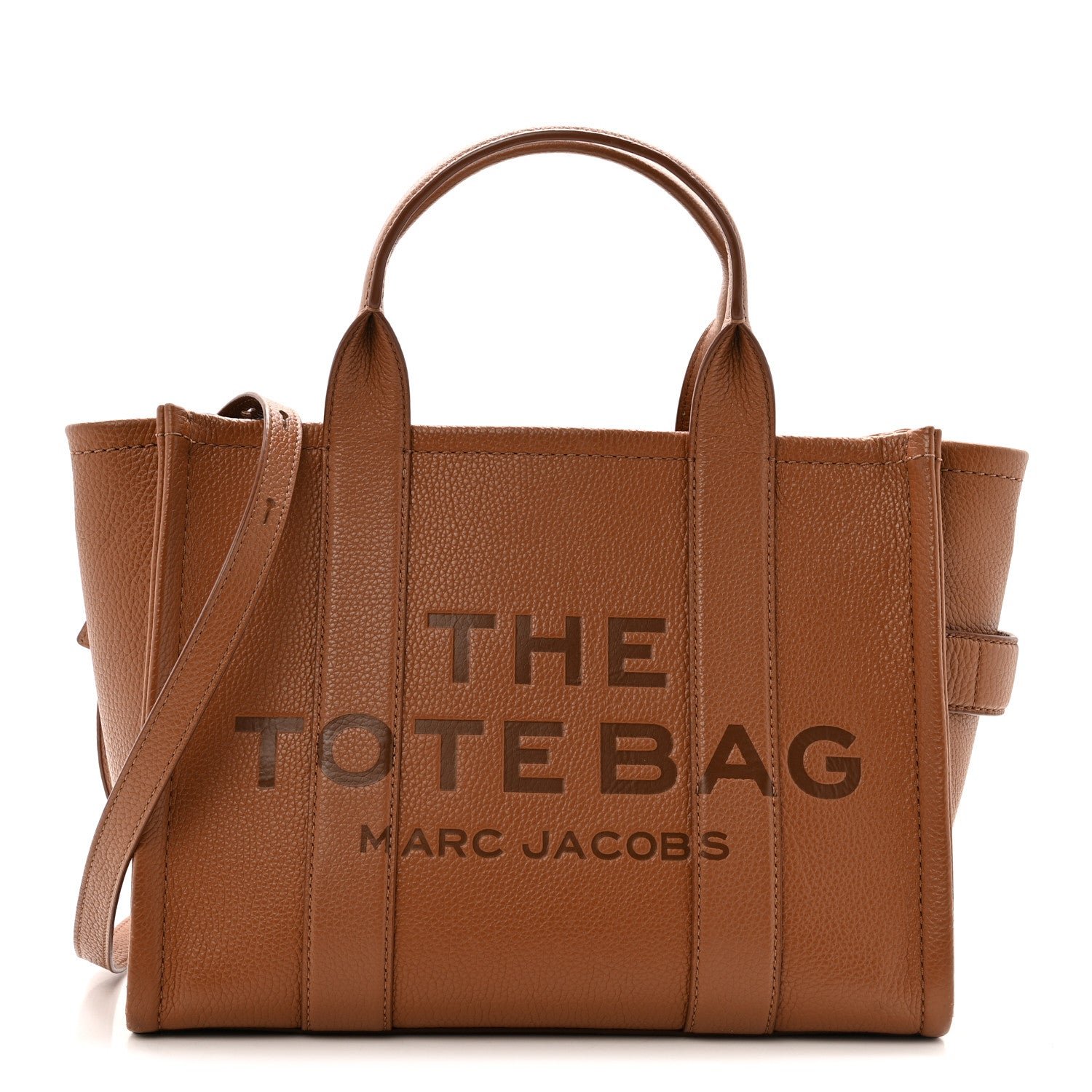 Marc Jacobs Grained Calfskin Medium The Tote Bag Argan Oil