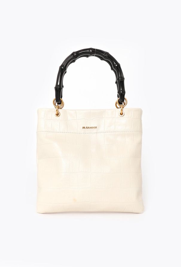 Jil Sander Embossed Mini Tote Bag