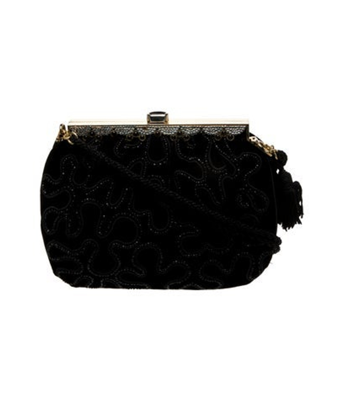 Judith Leiber Leiber Velvet Minaudiere