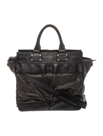 Leather Top Handle Bag