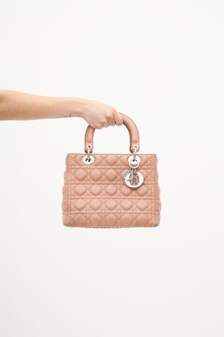 2012 Pink Medium Lady Dior Bag