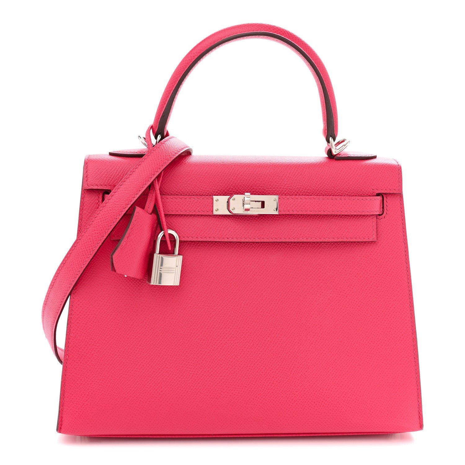 Hermes Epsom Kelly Sellier 25 Rose Extreme