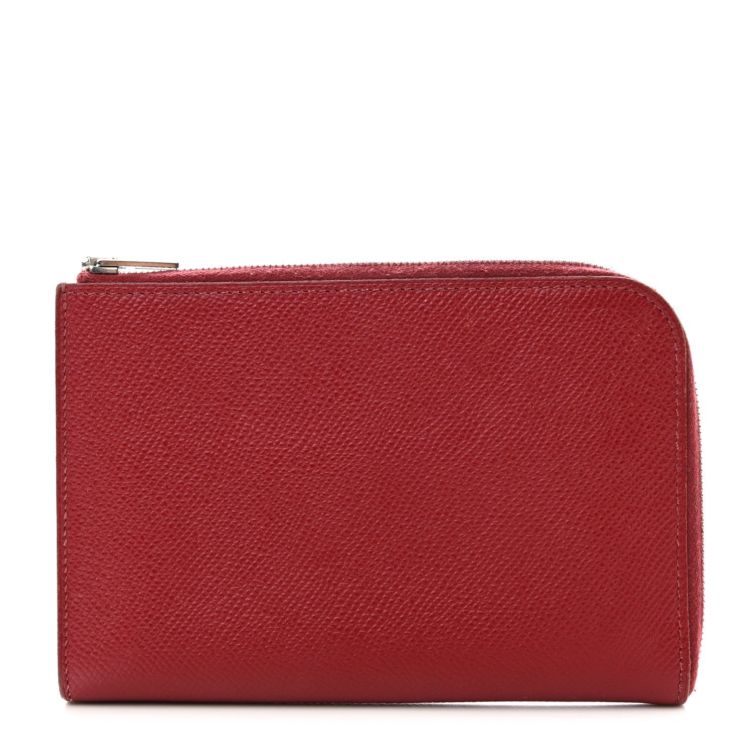 Hermes Epsom Remix Duo Wallet Rouge Grenat