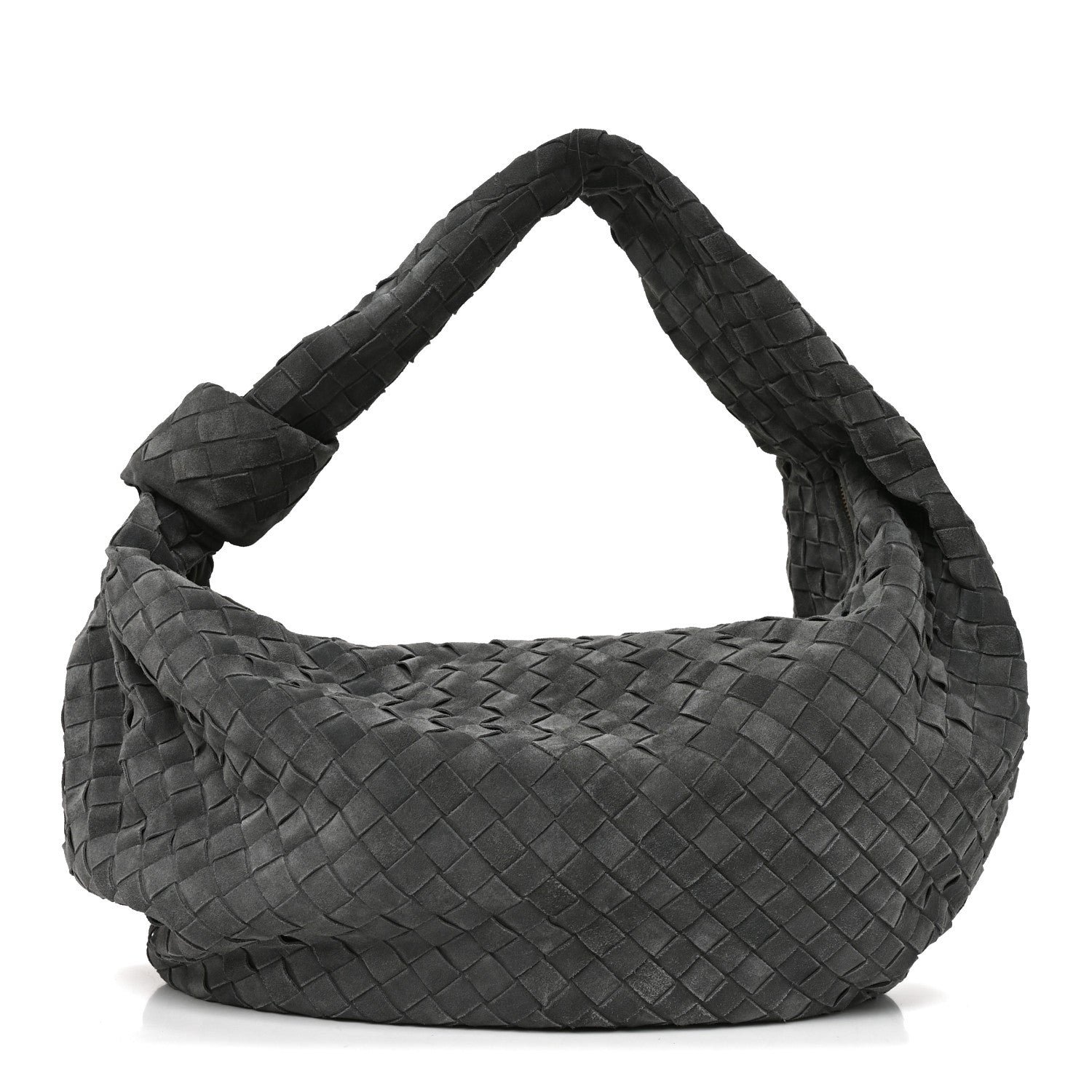 Bottega Veneta Suede Intrecciato Medium Jodie Thunder