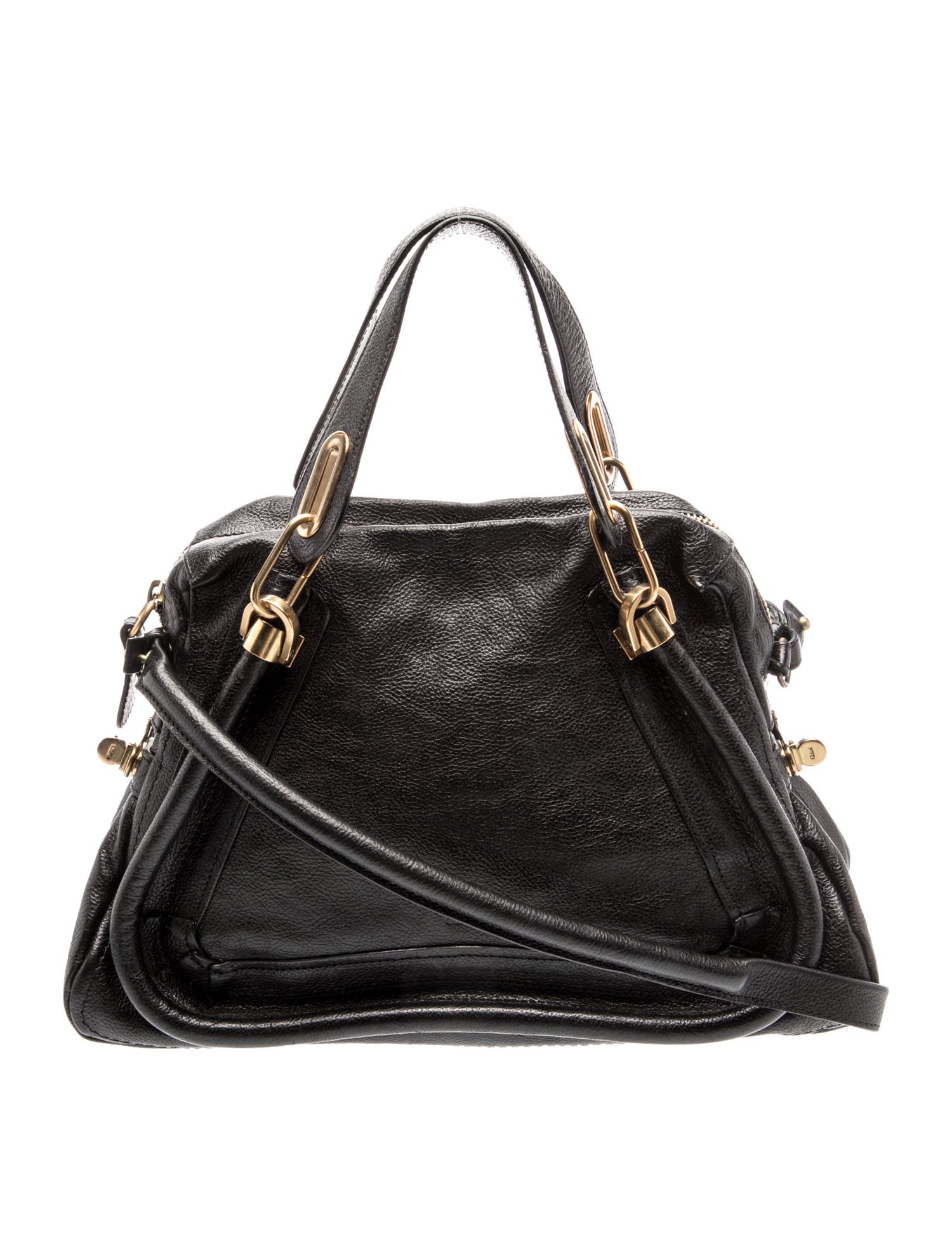 Leather Top Handle Bag Medium