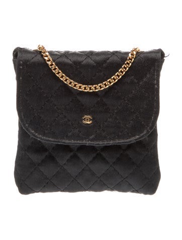 Satin Micro Flap Bag