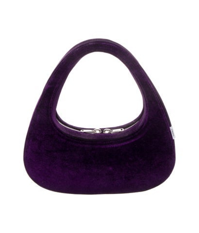 Coperni Velvet Top Handle Bag