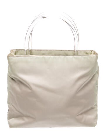 Tessuto Nylon Top Handle Bag