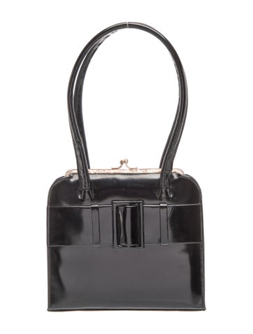 Leather Top Handle Bag