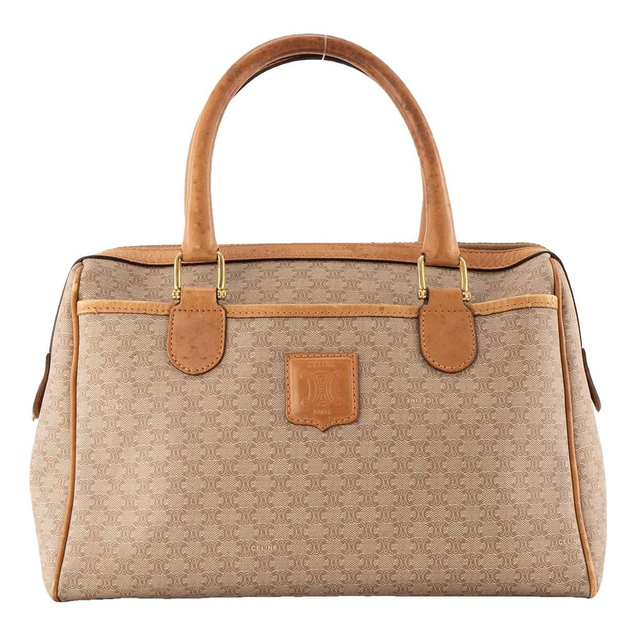 Triomphe leather handbag