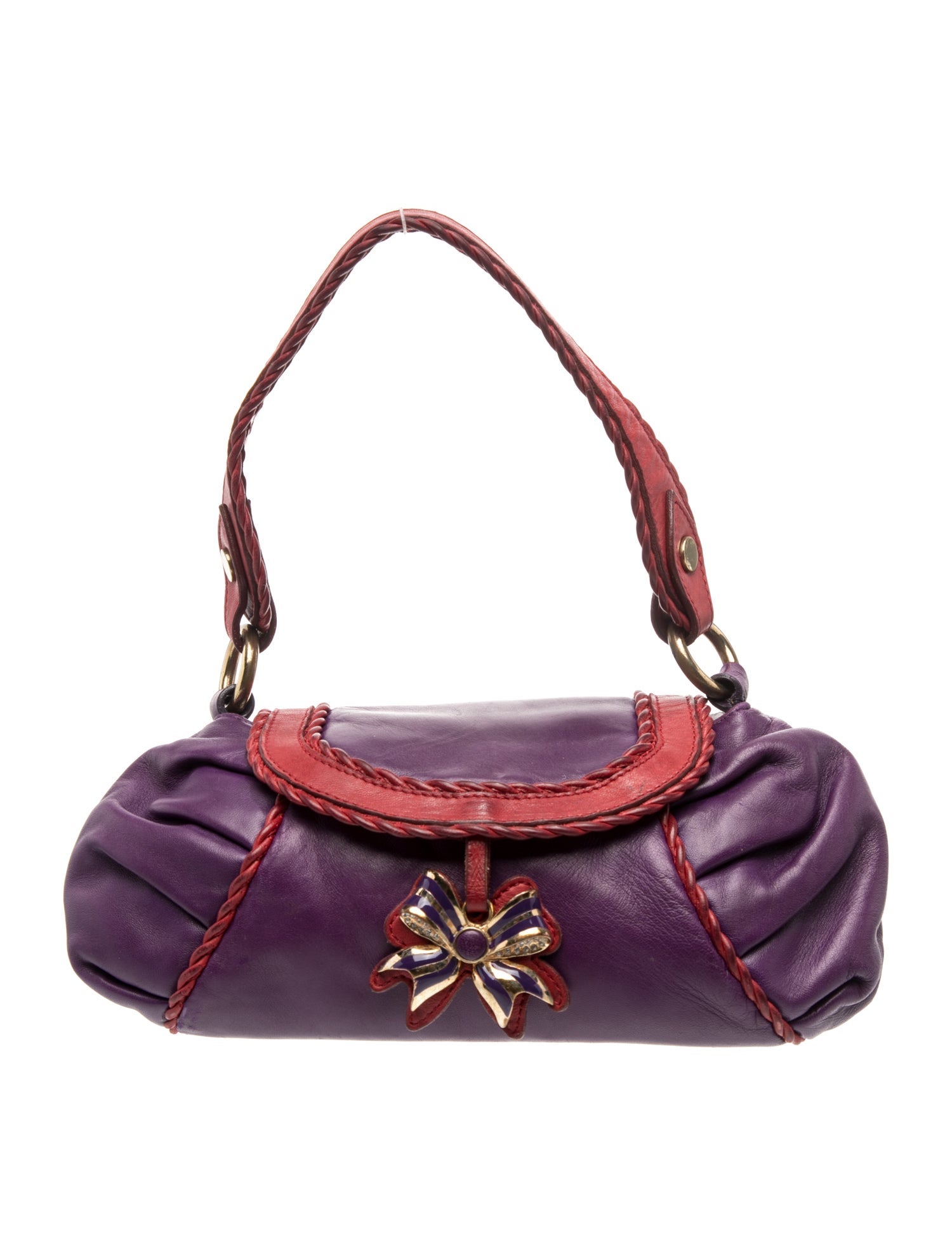 Leather Top Handle Bag Vintage
