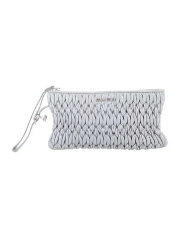 Miu Miu Leather Clutch
