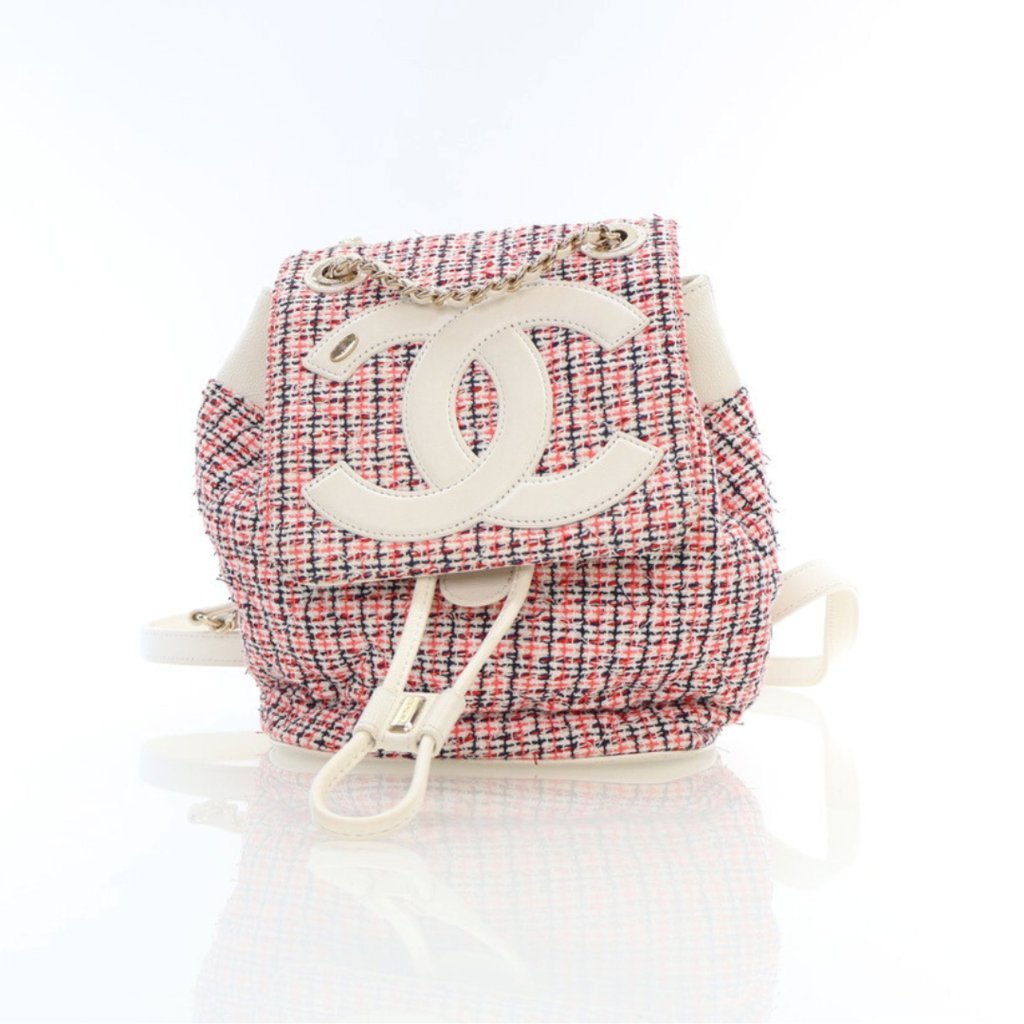 Chanel Tweed CC Mania Backpack