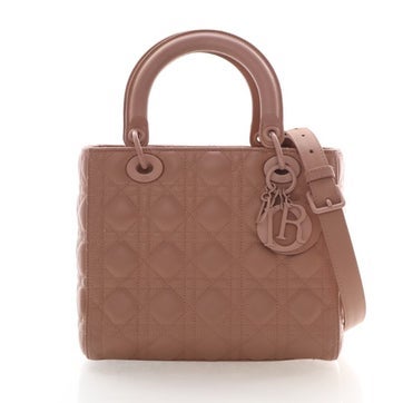 Calfskin Lambskin Lady Dior Medium