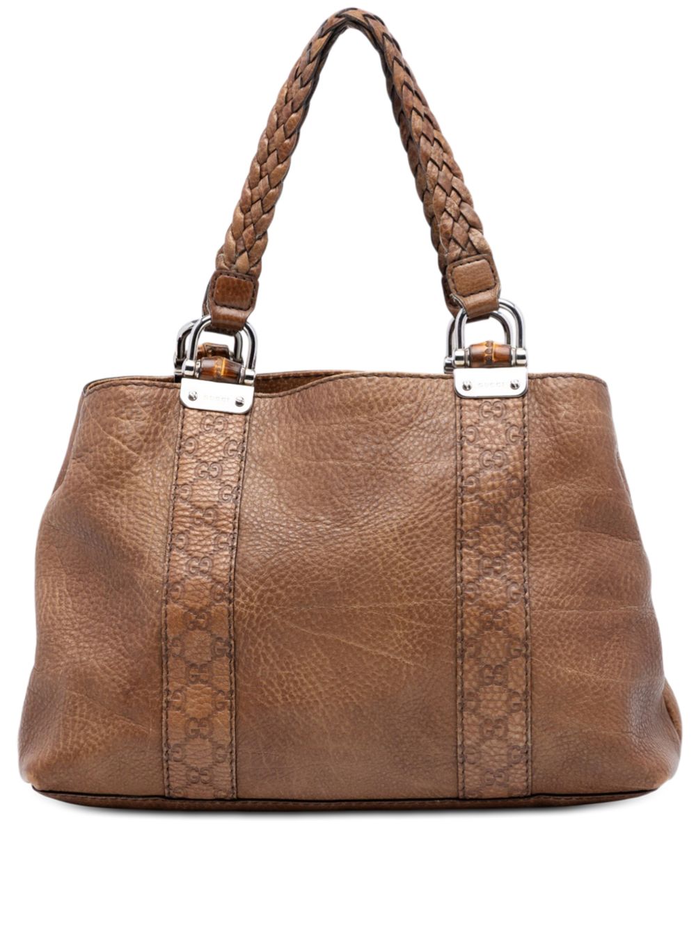 2016-2025 Guccissima Trimmed Leather Bamboo Libeccio tote bag