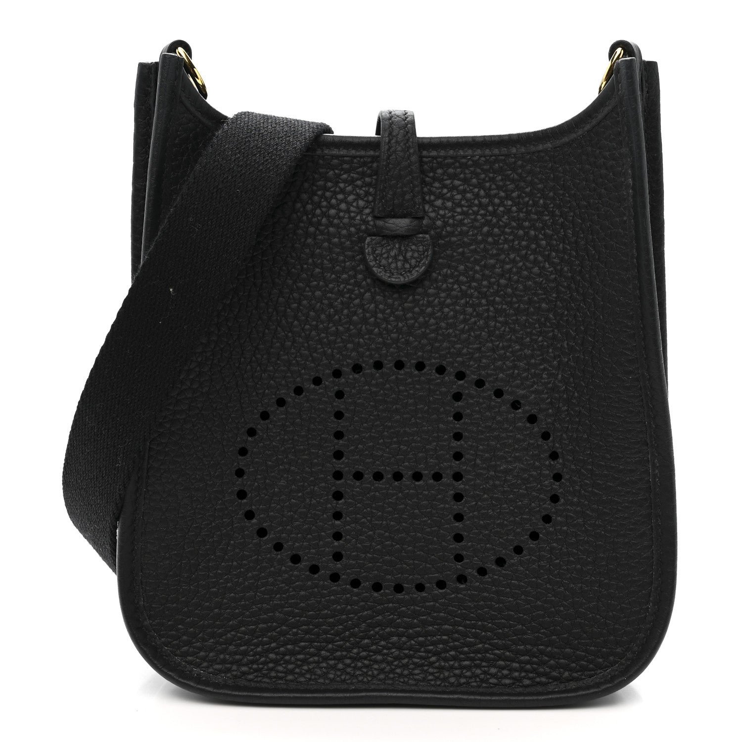 Hermes Taurillon Clemence Evelyne TPM Black