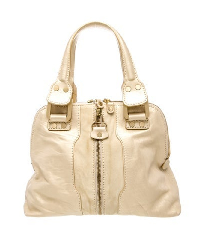 Jimmy Choo Choo Leather Top Handle Bag