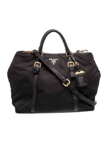 Tessuto Nylon Top Handle Bag