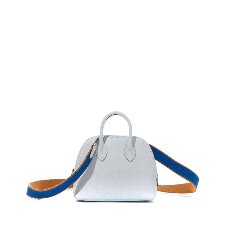 Hermes Bleu Pale Chèvre Mysore Mini Bolide 1923 Palladium Hardware, 2022