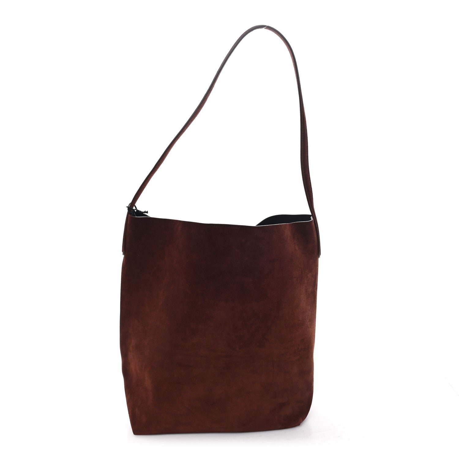 Mansur Gavriel Suede Everyday Cabas Tote Chocolate
