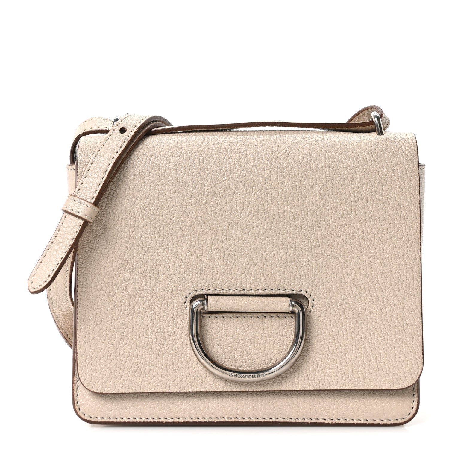 Burberry Burberry Goatskin Small D-Ring Bag Beige