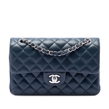 Small Classic Lambskin Double Flap