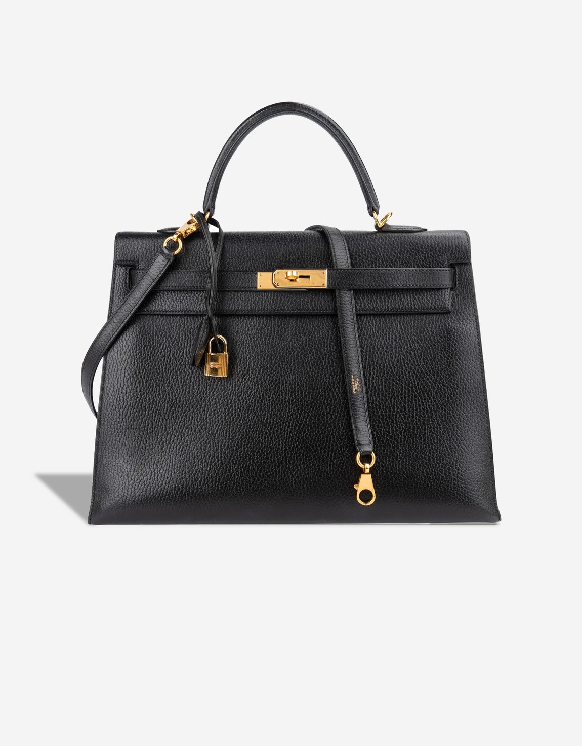 Hermes 
		Kelly 35 Ardennes Black    