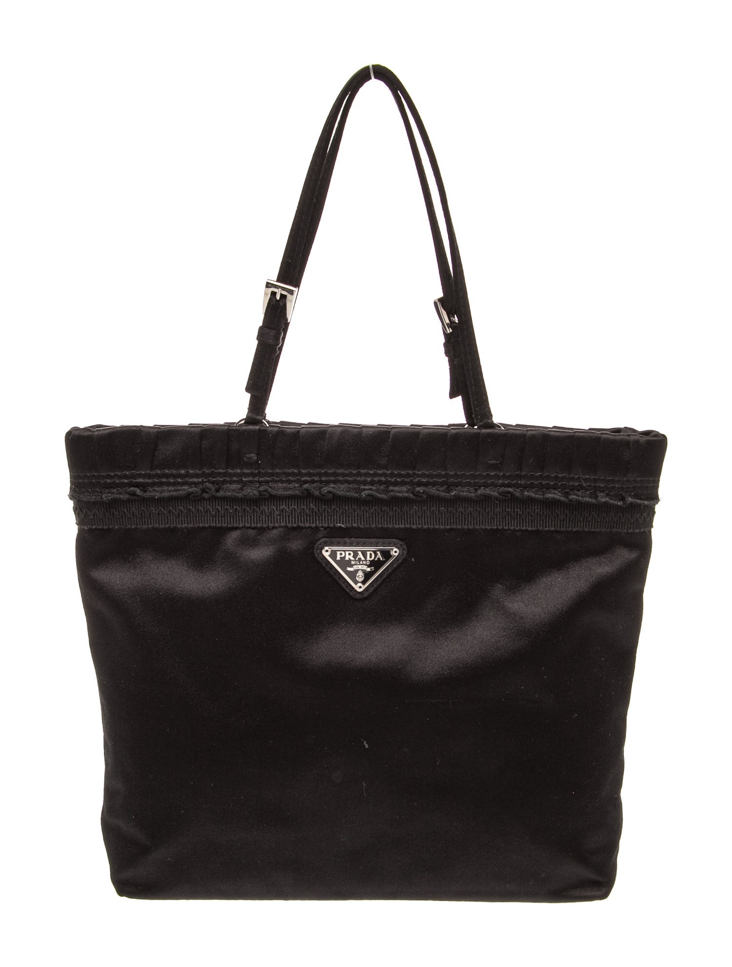 Enameled Metal Triangle Tote