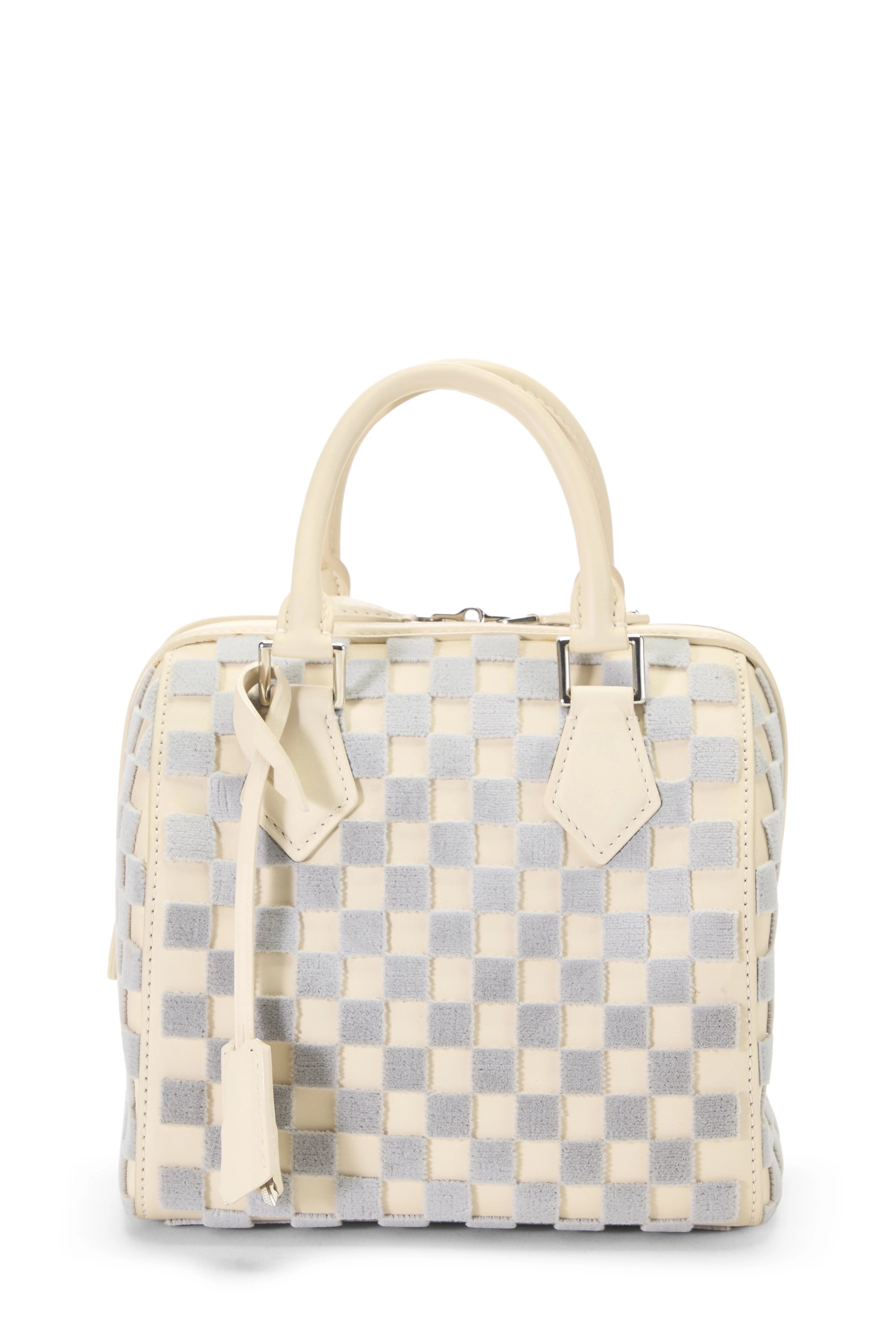 Cream Damier Cubic Speedy Cube PM