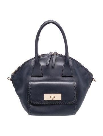 Leather Top Handle Bag