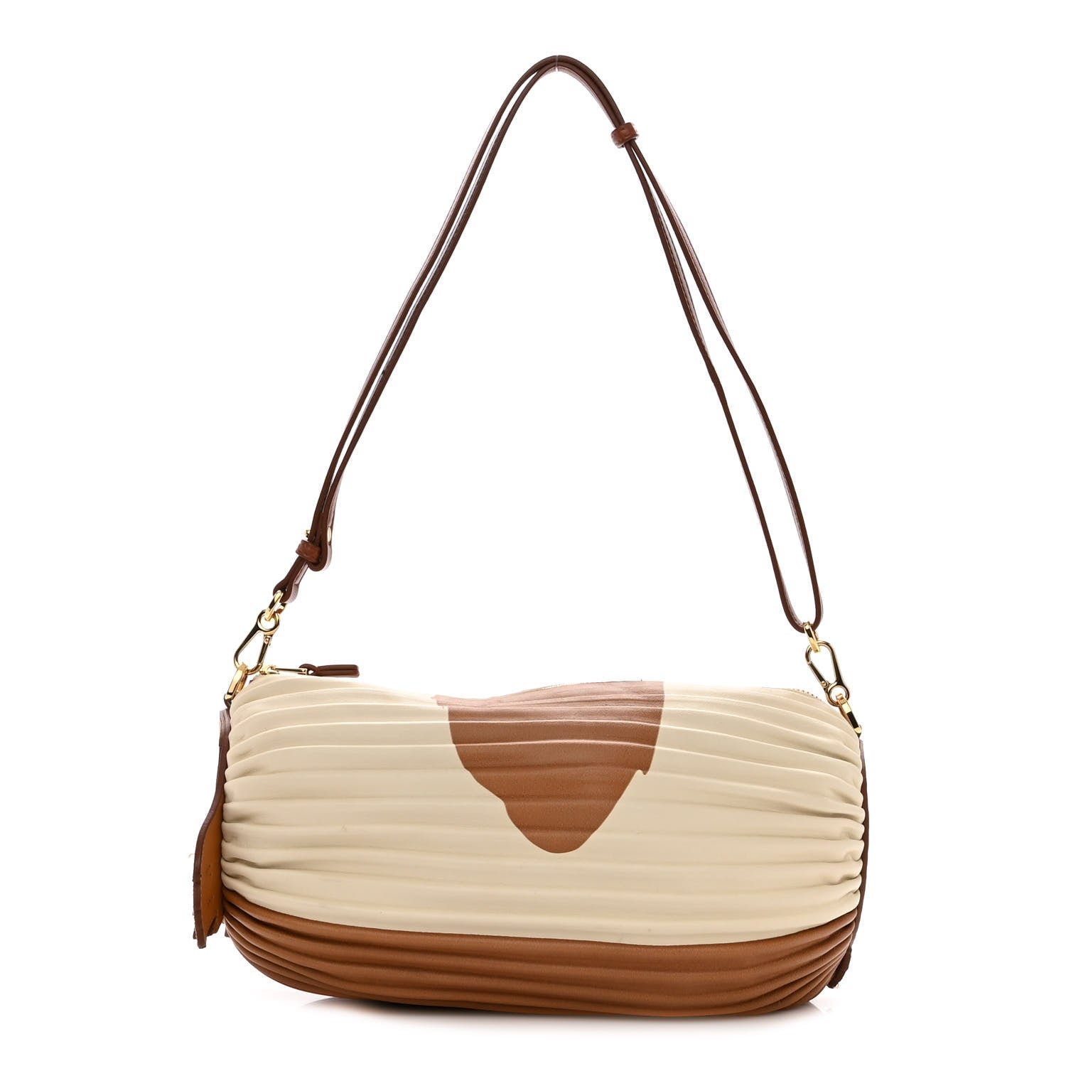 Loewe X HOWLS MOVING CASTLE Lambskin Pleated Heen Bracelet Pouch Shoulder Bag