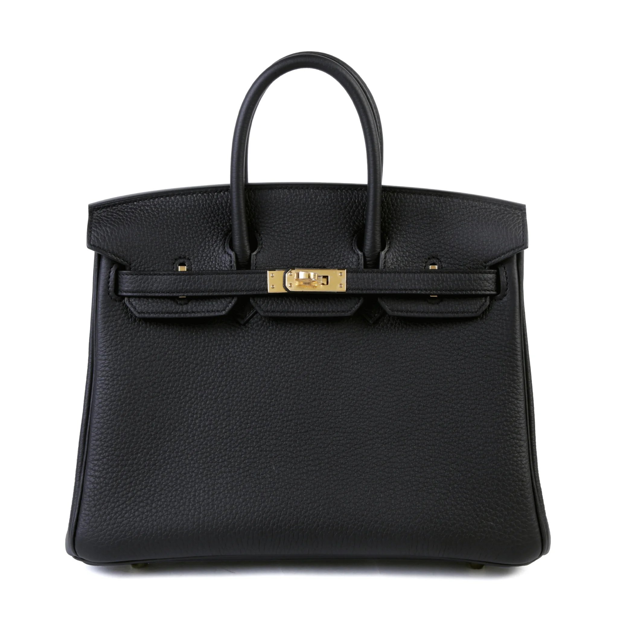 Brand New ( Rank N ) HERMÈS Birkin 25 Noir (89) Togo Gold hardware G (2026)