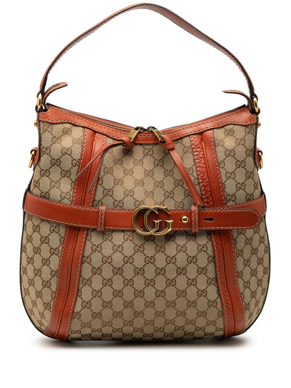 2000-2015 Medium GG Canvas Running satchel