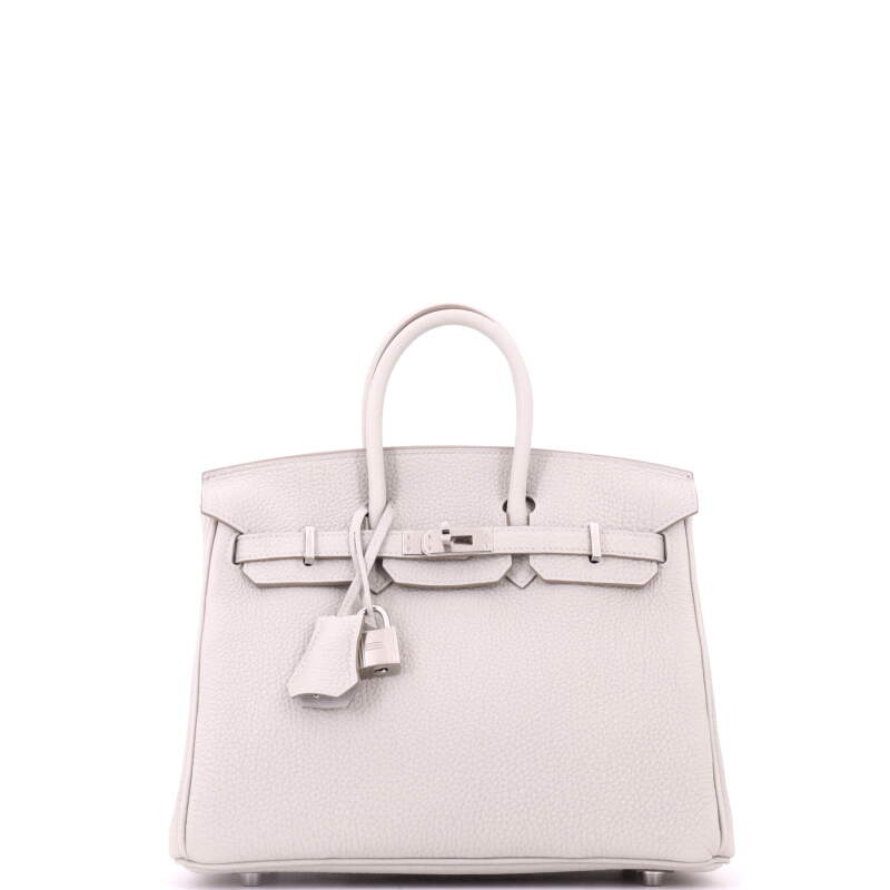 Gris Perle Togo Birkin 25 Palladium Hardware, 2024