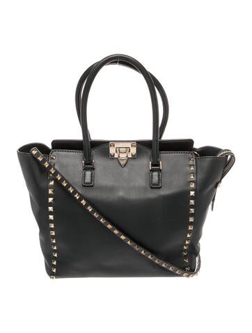 Rockstud Top Handle Bag