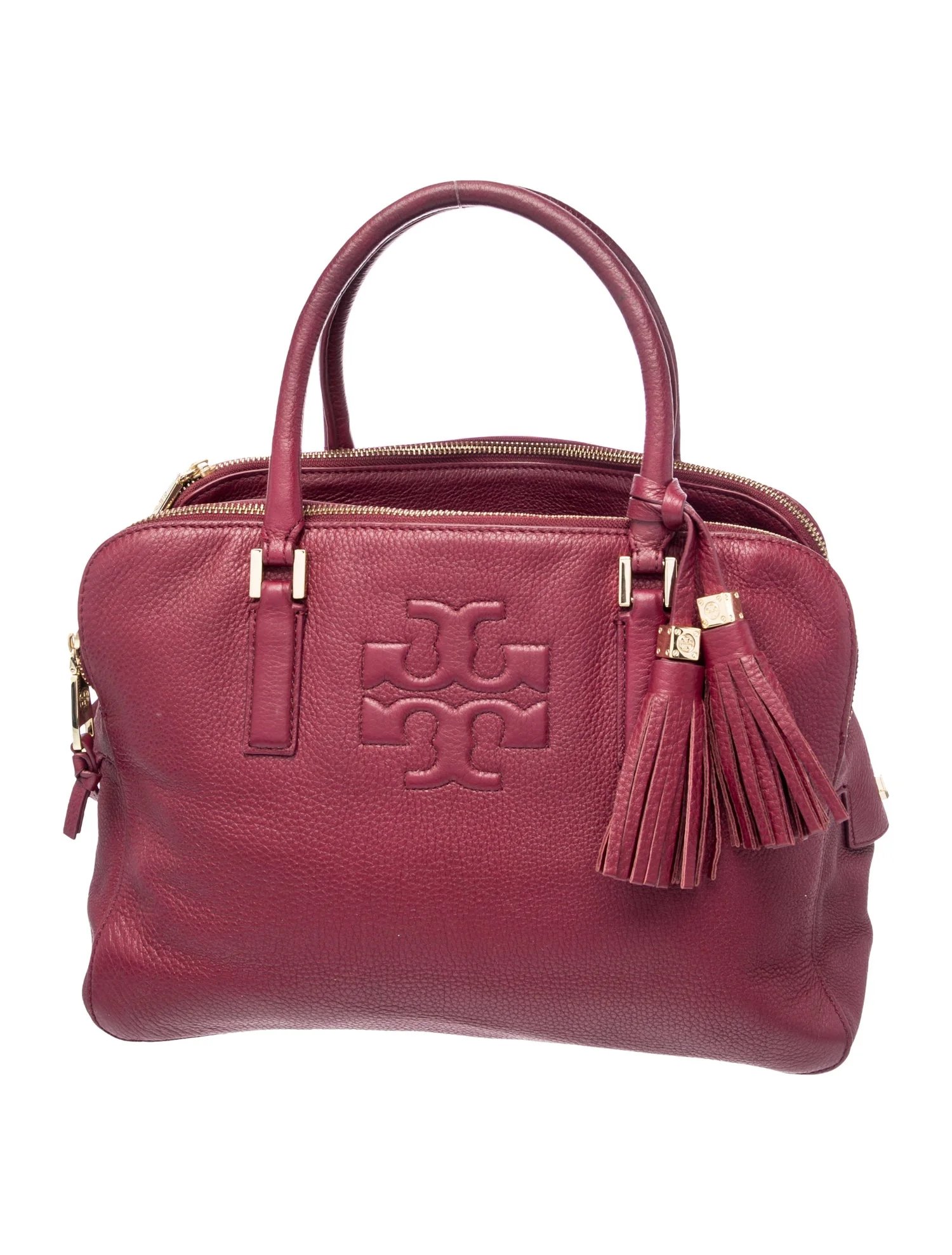 Leather Top Handle Bag