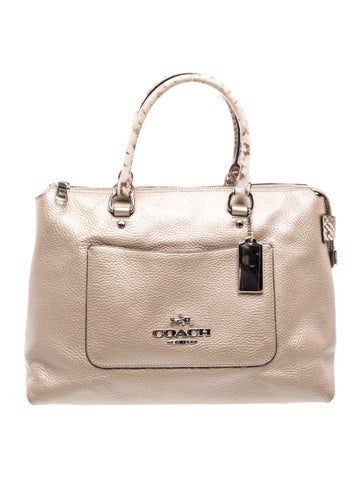 Coach Leather Top Handle Bag