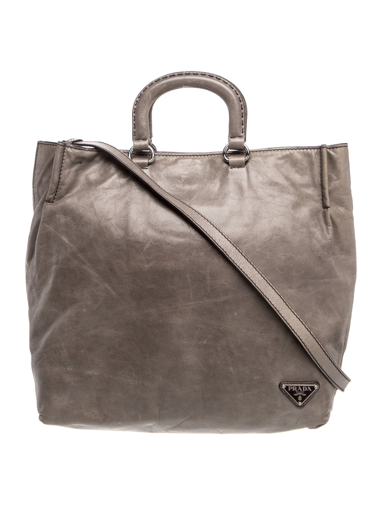 Cervo Leather Top Handle Bag