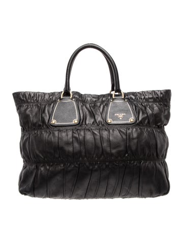 Nappa Gaufre Leather Tote