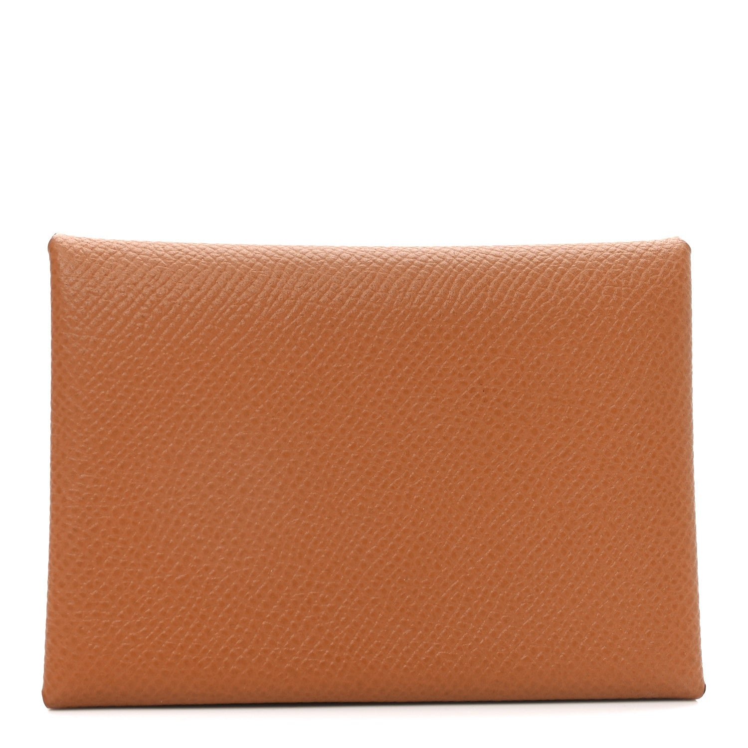Hermes Epsom Calvi Duo Card Case Gold