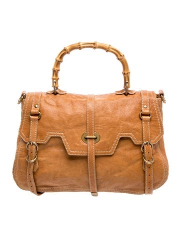 Leather Top Handle Bag