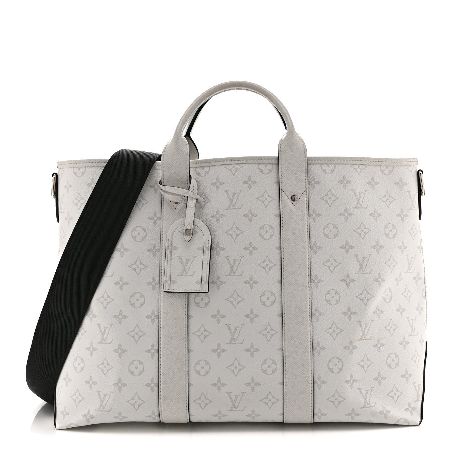 Monogram Eclipse Taigaramma Weekend Tote NM Optic White