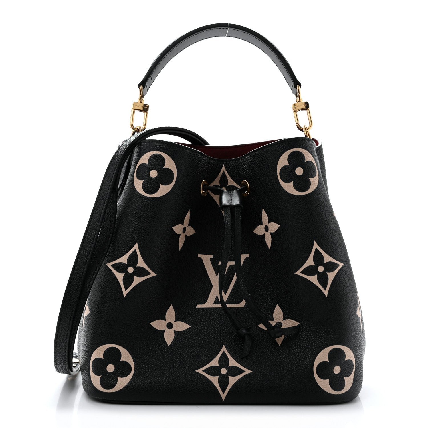 Louis Vuitton Louis Vuitton Empreinte Monogram Giant Neonoe MM  Black Beige