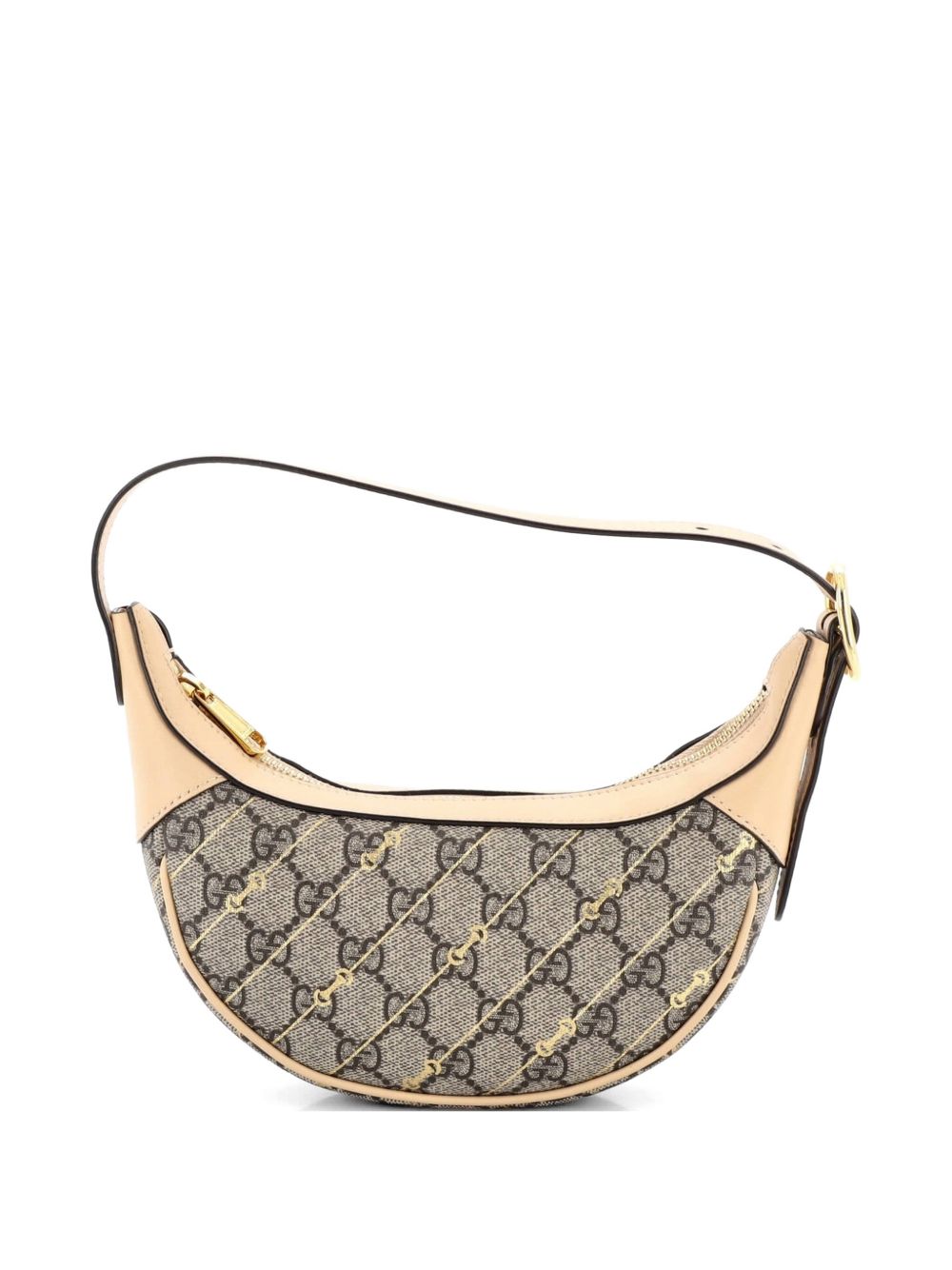 Ophidia Half Moon Bag Print GG Coated Canvas Mini hobo bag