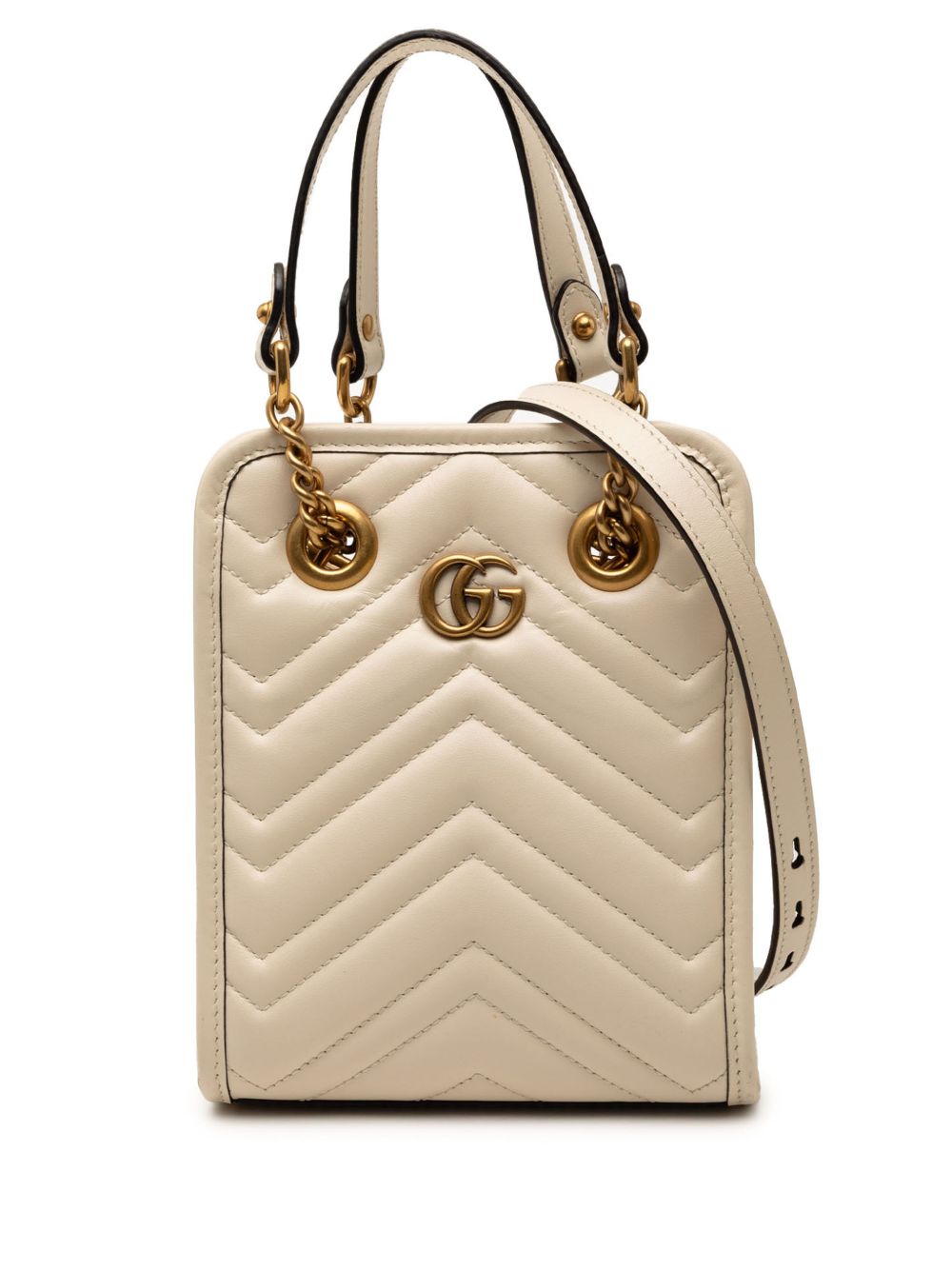 2016-2026 Mini GG Marmont Matelasse Leather satchel