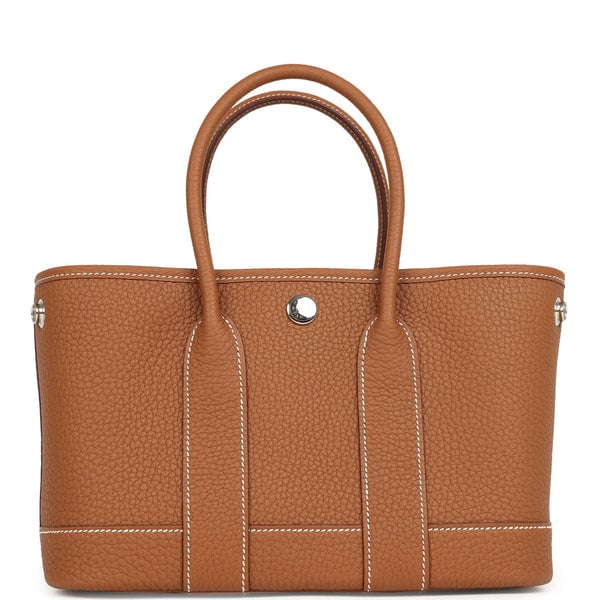 Hermes Garden Party Neo 23 Gold Negonda Palladium Hardware