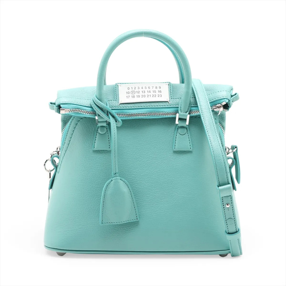 Maison Margiela 5AC Leather 2 Way Handbag Green