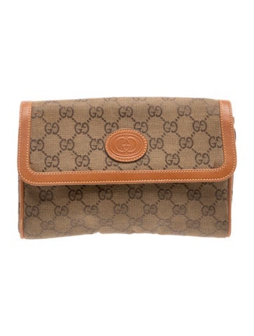 GG Canvas Clutch Vintage